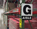 Aisle & Dock Door Signs - All Barcode Systems