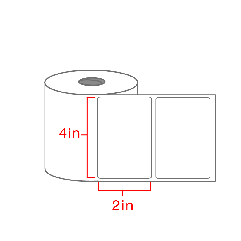 Stock Direct Thermal - 4" x 2" – All Barcode Systems