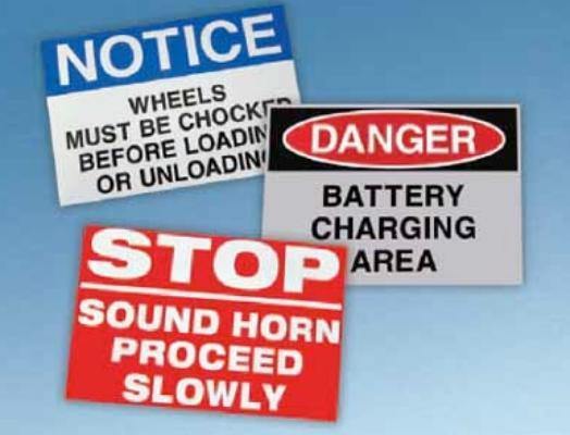 Warehouse Safety Signs - All Barcode Systems