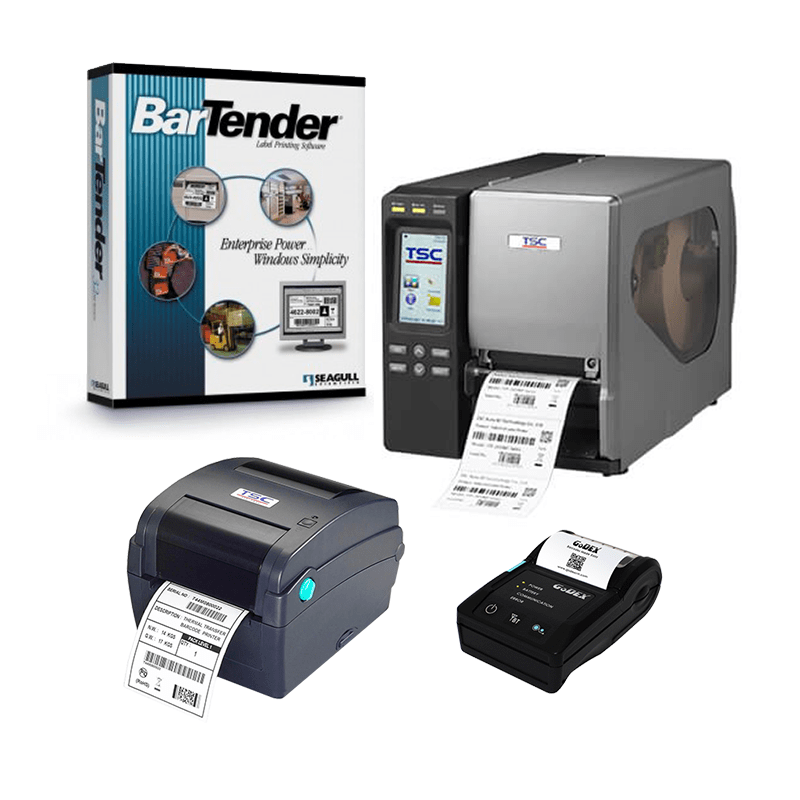 Kit Desktop Label Label Printing System Kits – All Barcode Systems